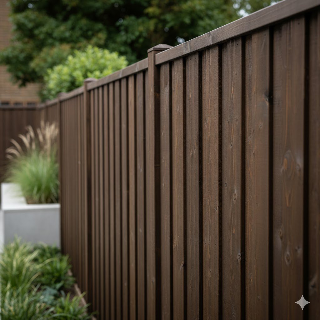 Closeboard fencing installation in North London